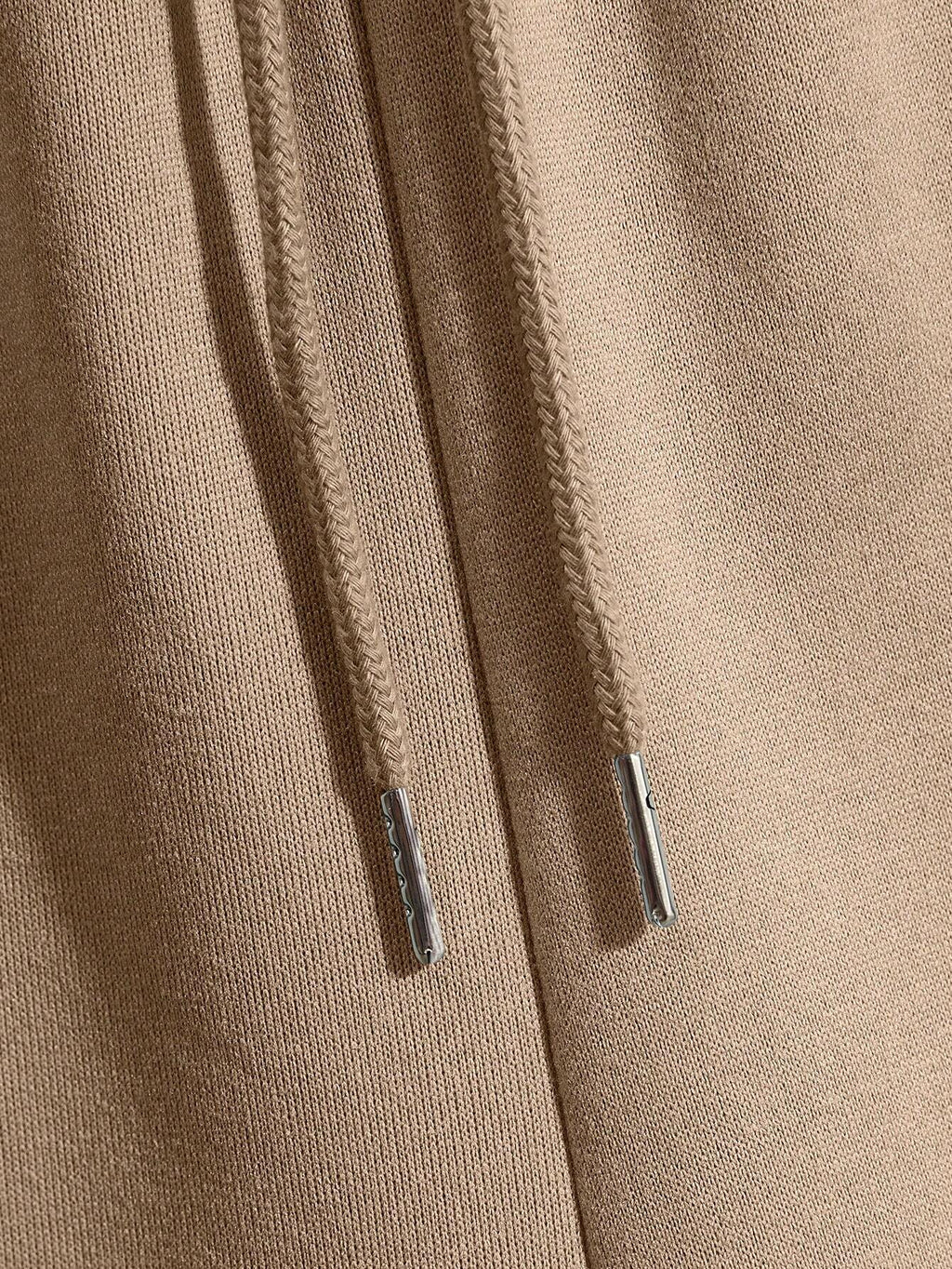 Manfinity Dauomo Men Spring/Summer Casual Solid Color Drawstring Waist Shorts