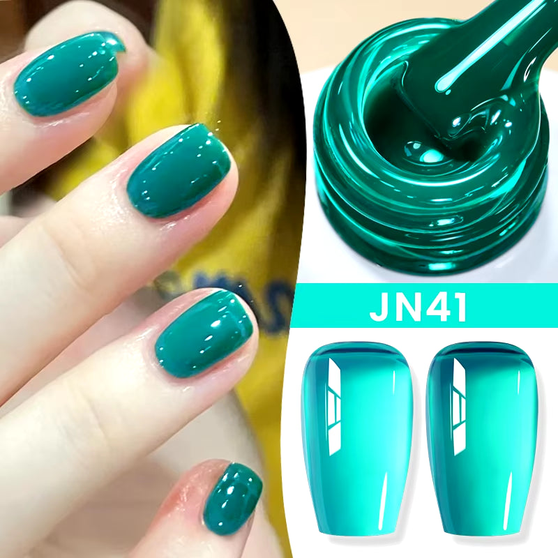 10Ml Jelly Nude Gel Nail Polish 50 Colors Semi Transparent Nail Art Nail Supplies Soak off UV LED Nails Gel Varnish