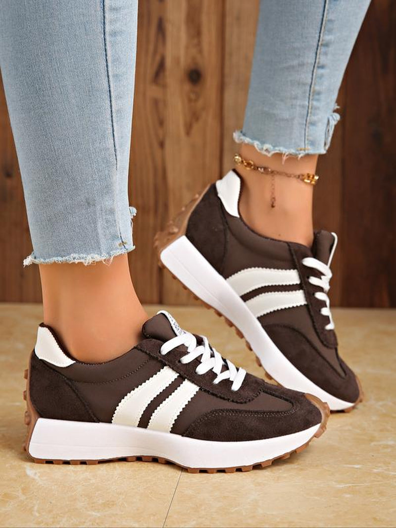 Spring & Fall Trendy Sport Shoes, Pointed Toe Asymmetrical Design, Medium Width, Rubber Sole, Casual Low Top, All-Season Comfort