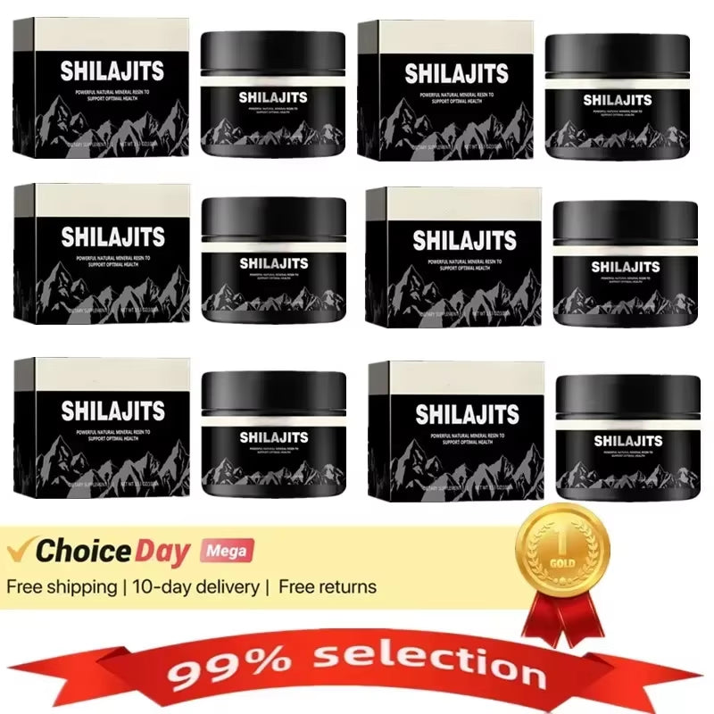 1000Mg Pure Shilajit Resin Mineral Supplements Himalaya Original with 85+ Trace Minerals Fulvic Acid for Beauty Health Wholesale