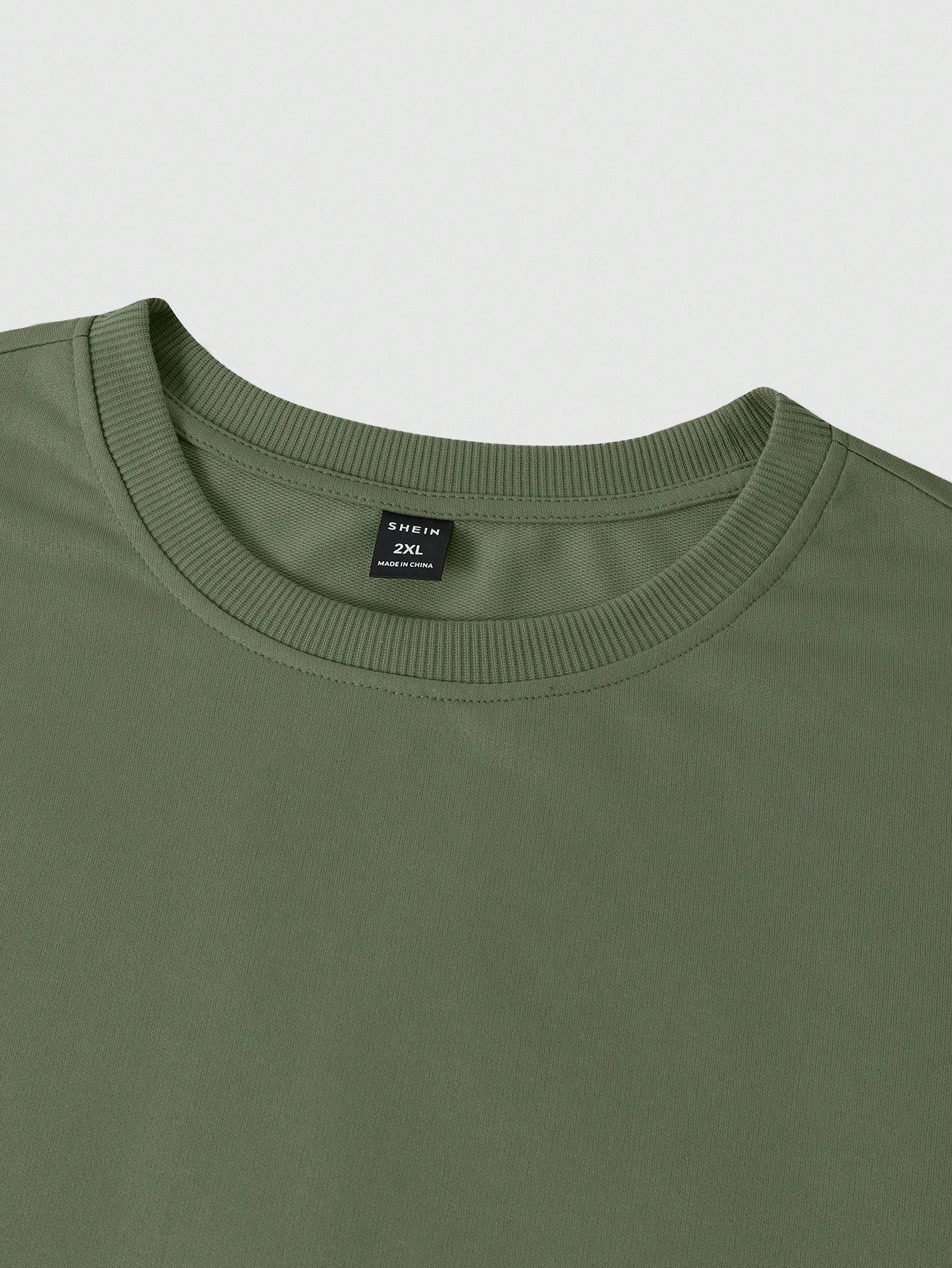 Manfinity Homme Men Casual Slogan Graphic Tee for Summer