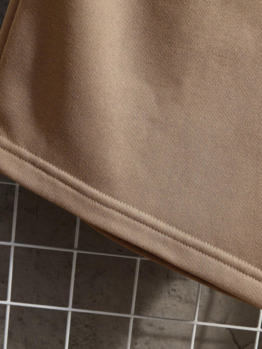 Manfinity Dauomo Men Spring/Summer Casual Solid Color Drawstring Waist Shorts