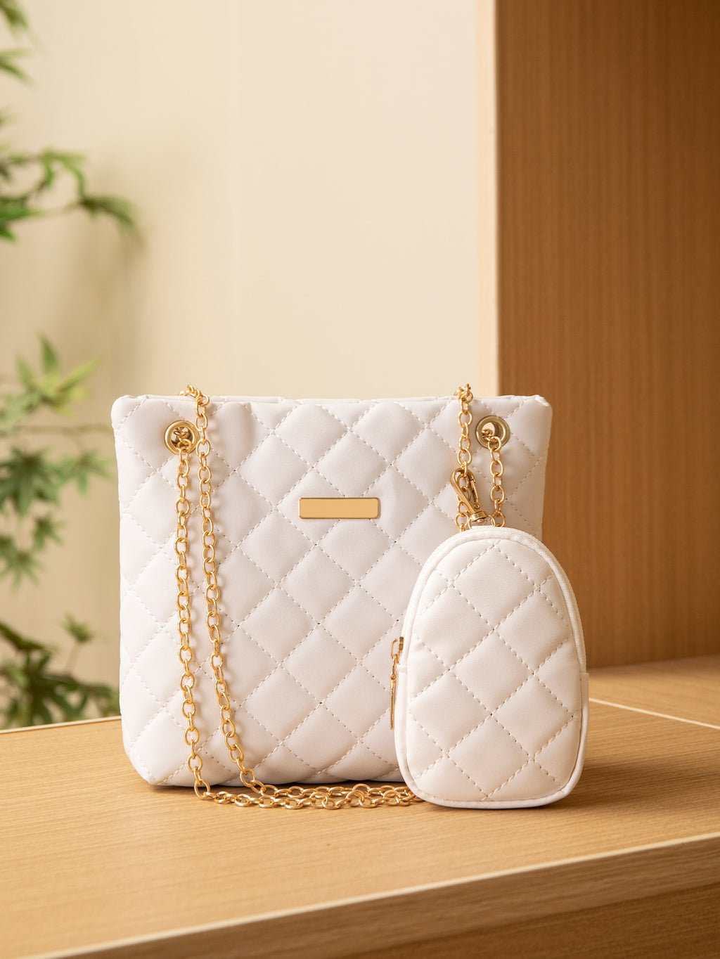 2Pcs Women'S Combo Bags Handbags Shoulder Bags Handbags Small Bags,School Bag Set,Portable,Classic Casual,Business Casual,For Teen Girls Women College Students,White-Collar Workers,College,Perfect for Office,Elementary School, School Bag with Pouch for Women